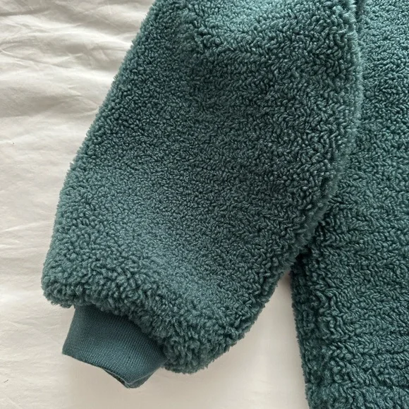 Levi's Dark Green Teddy Jacket - Picture 3 of 7